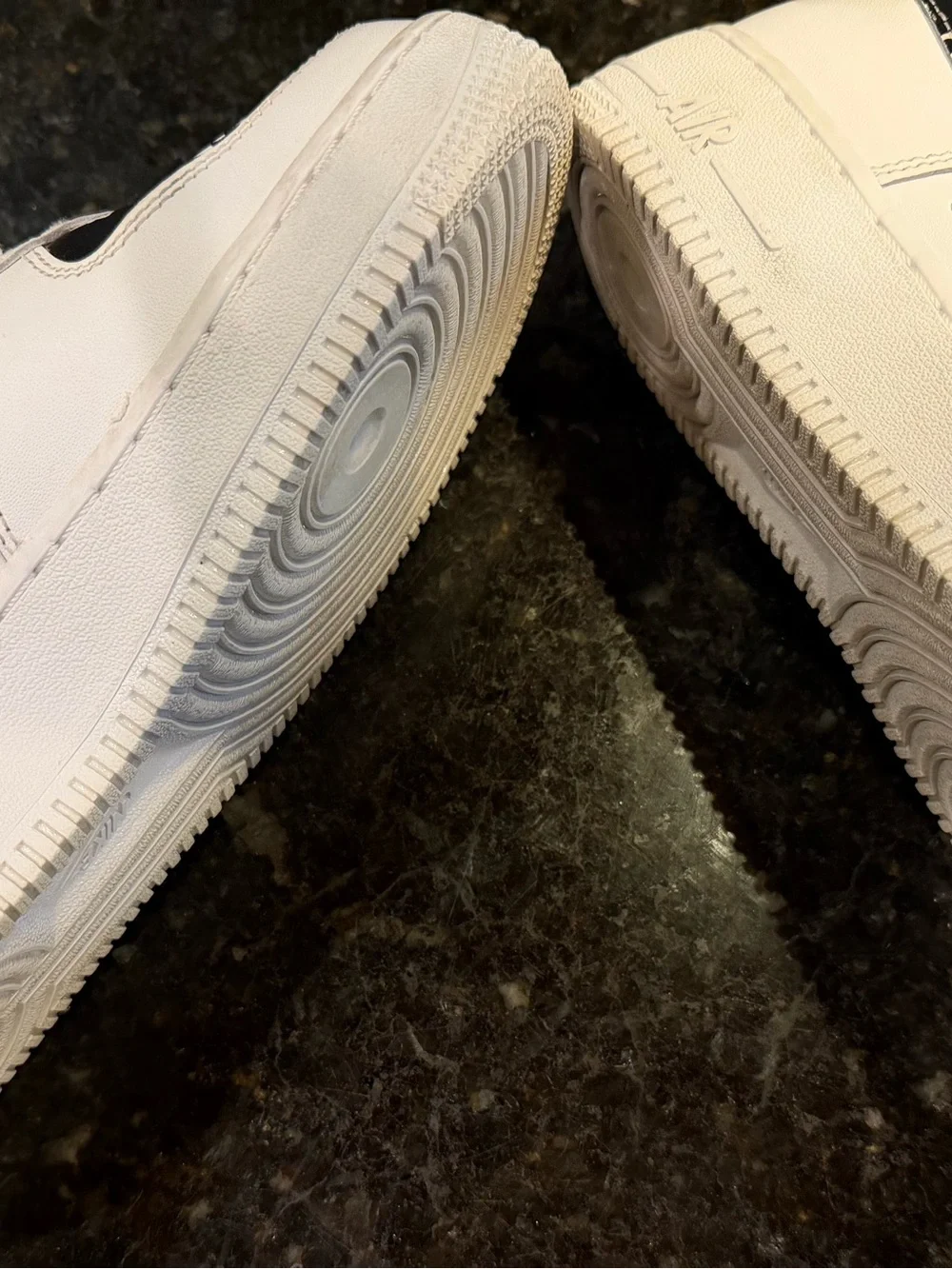 Nike Women’s White and Black handmade LV Sneakers